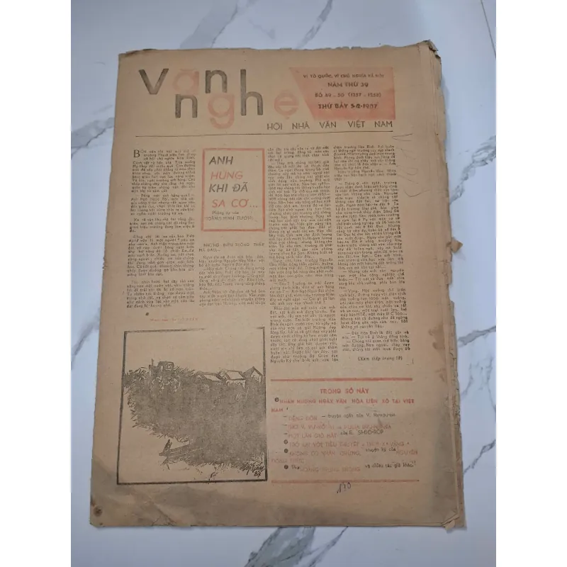 Báo Văn Nghệ số 49-50 (1257-1258) - Hoàng Minh Tường - Phóng sự 960150