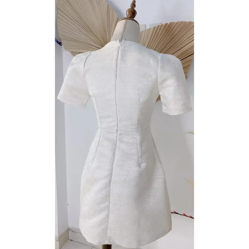 Đầm trắng ngà size M 778756