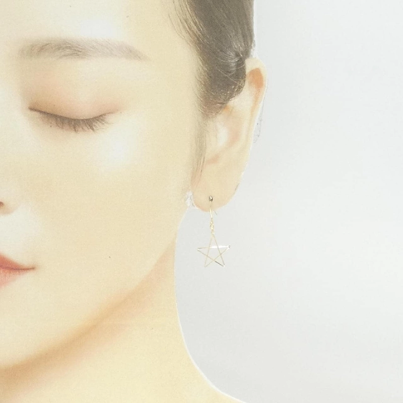 K18YG Ngôi sao Bông tai - Hàng hiệu Chính hãng 869114