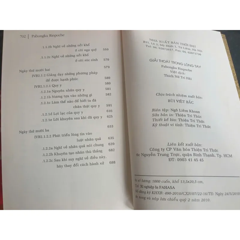 Giải Thoát Trong Lòng Tay - Thích Nữ Trí Hải việt dịch 696856