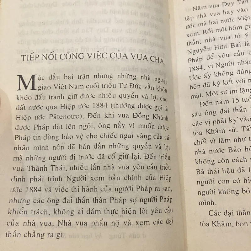 CHUYỆN BA VUA DỤC ĐỨC, THÀNH THÁI, DUY TÂN (XB 1995) 732974