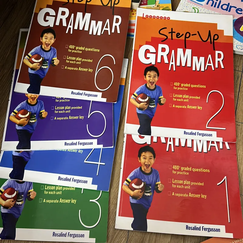 Bộ 6 quyển Step-up Grammar nổi tiếng cho bé  1031496