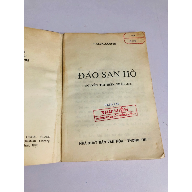 ĐẢO SAN HÔ  - 152 trang, nxb: 1995 545963