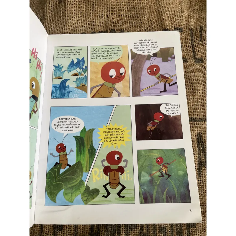 Dế mèn phiêu lưu ký - khổ to - tranh màu  1013369