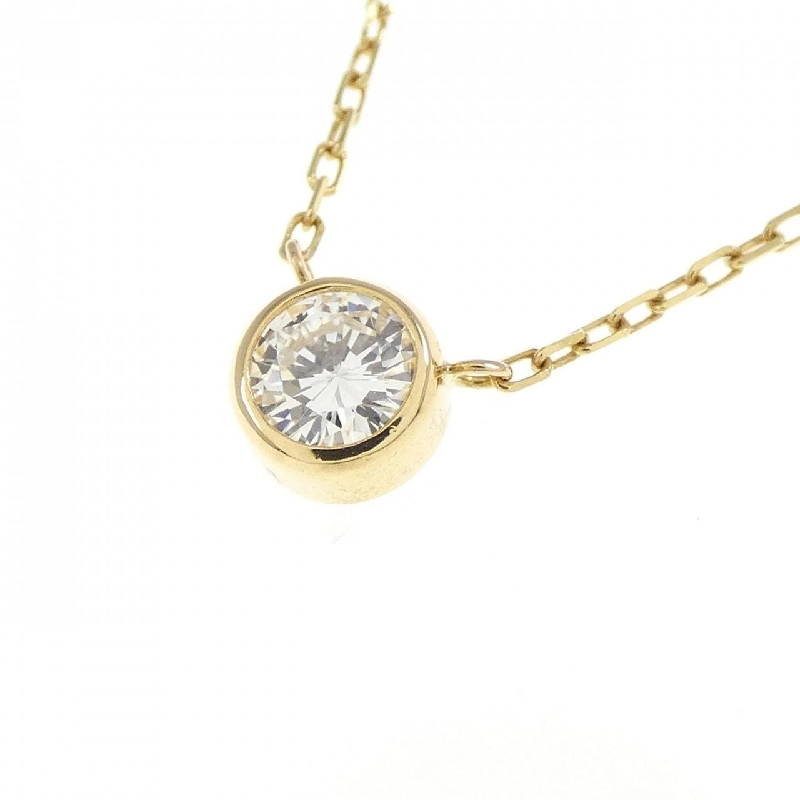 K18YG Dây chuyền kim cương 0.18CT - Hàng hiệu Chính hãng 860545