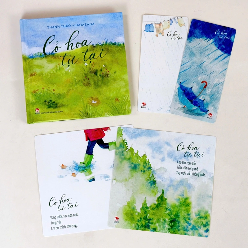 Cỏ hoa tự tại (Tặng 2 postcard + 2 bookmark + 1 hộp gập hình cánh hoa) 539473
