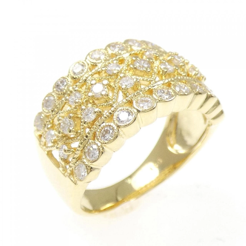 Nhẫn kim cương K18YG 0.80CT 672702