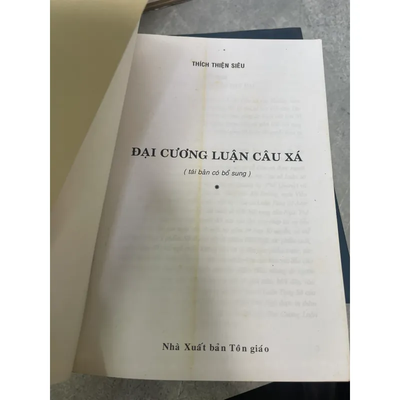 ĐẠI CƯƠNG LUẬN CÂU XÁ - THÍCH THIỆN SIÊU  1024668