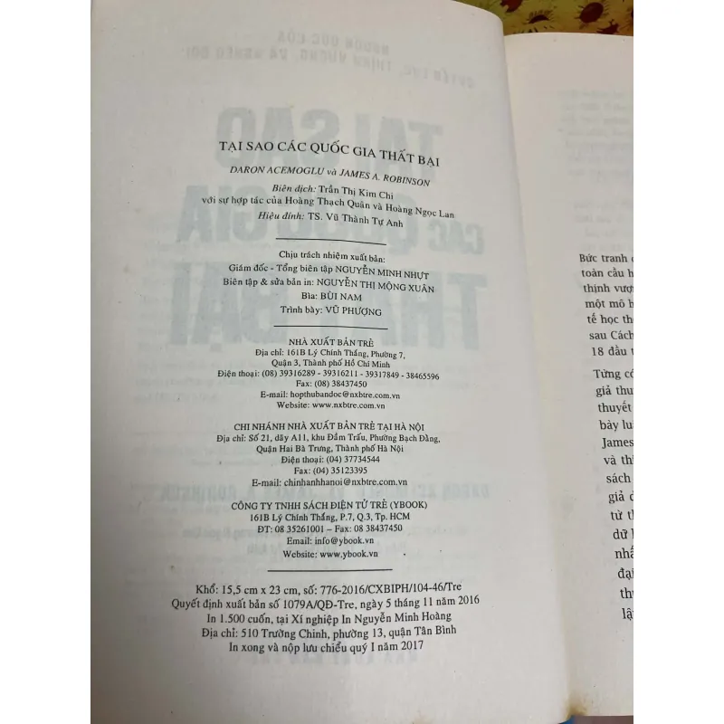 Tại Sao Các Quốc Gia Thất Bại - Daron Acemoglu, James A. Robinson (Tái Bản Lần 7) 1010681