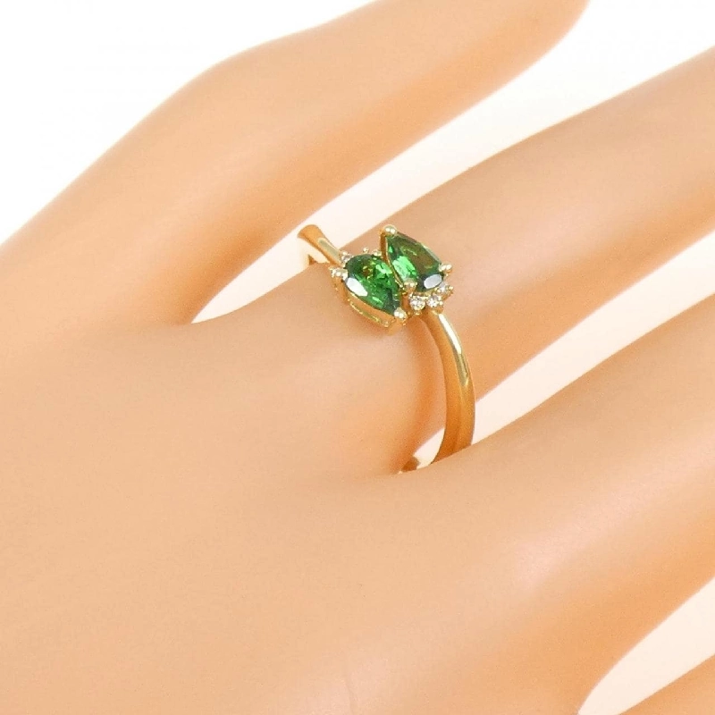 【Sản phẩm mới】Nhẫn Garnet K18YG 0.39CT 673249