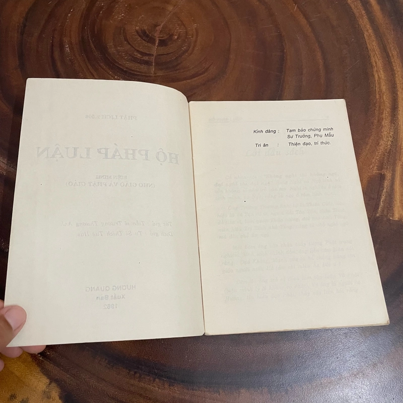 II Hộ Pháp Luận _ Biện Minh (Nho Giáo Và Phật Giáo) - TS. Trương Thương Anh - PL. 2506 462492