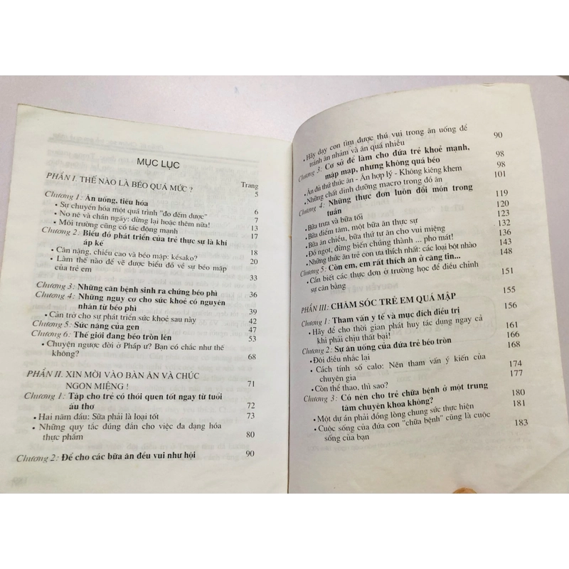 TRẺ EM BÉO PHÌ NHỮNG NGUYÊN NHÂN ( sách dịch) - 190 trang, nxb: 2003 334027