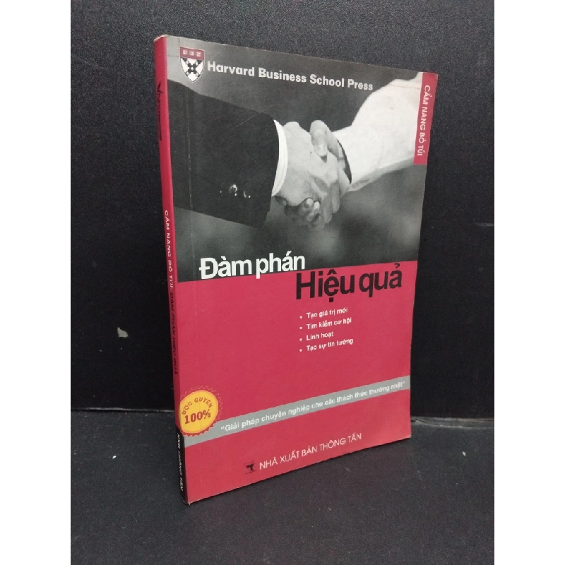 Cẩm nang bỏ túi: Đàm phán hiệu quả mới 80% ố 2007 HCM1008 KỸ NĂNG 202224