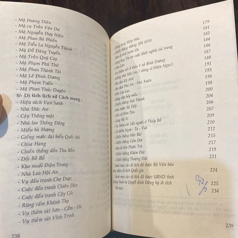 DI TÍCH VÀ DANH THẮNG QUẢNG NAM (XB 1999) 499774