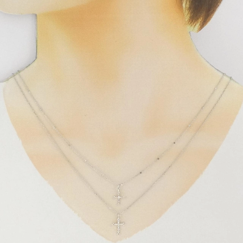 K10WG/K18WG Dây chuyền kim cương 0.06CT - Hàng hiệu Chính hãng 856785