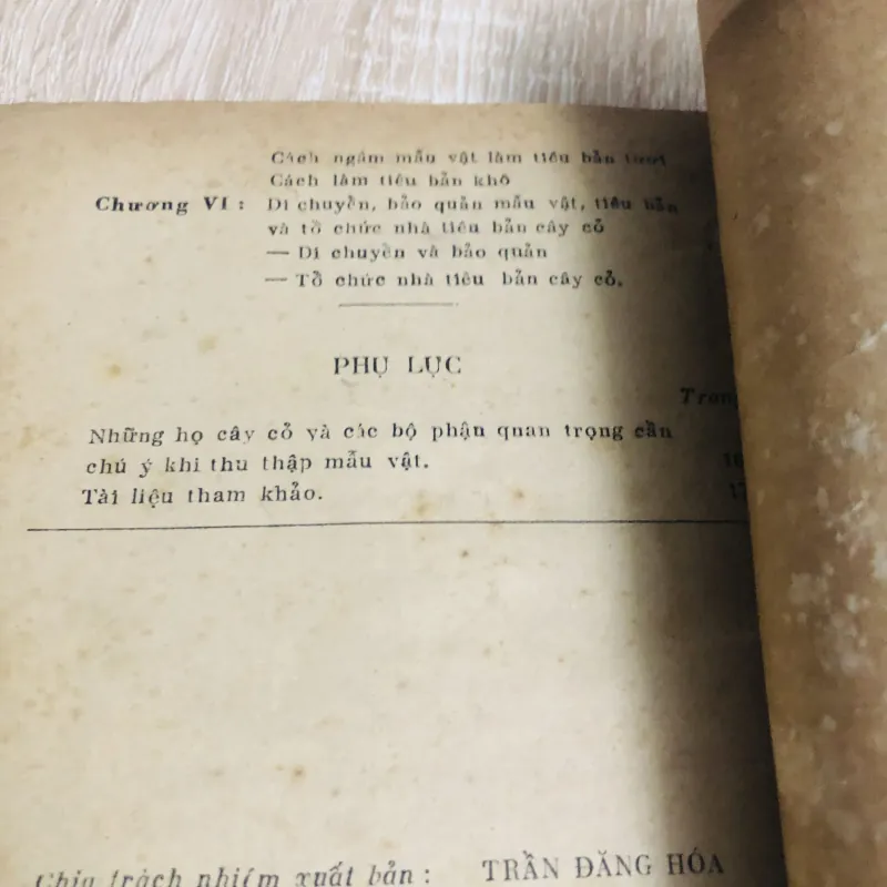 KỸ THUẬT THU HÁI MẪU VẬT - LÀM TIÊU BẢN CÂY CỎ 956928