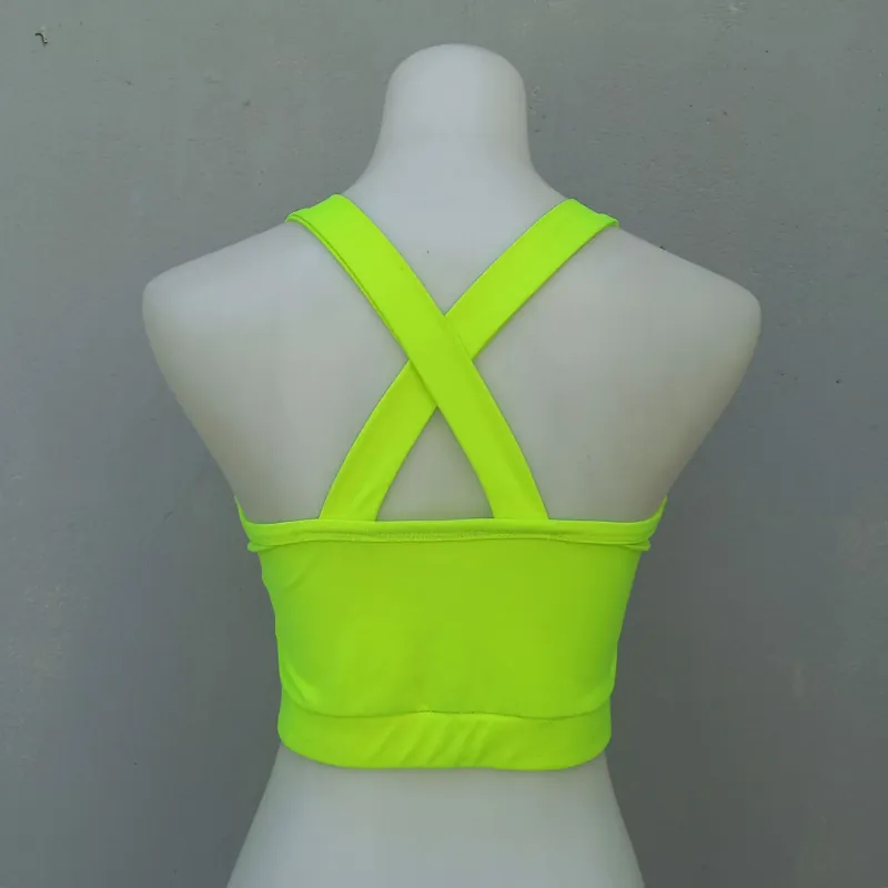 Áo bra tập Gym, tập thể thao màu xanh dạ quang 932382