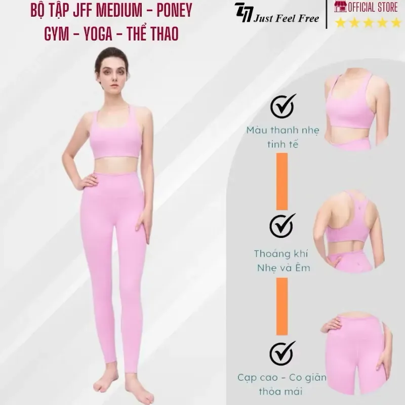 [Thanh lý] Set đồ tập chính hãng Just Feel Free 622459