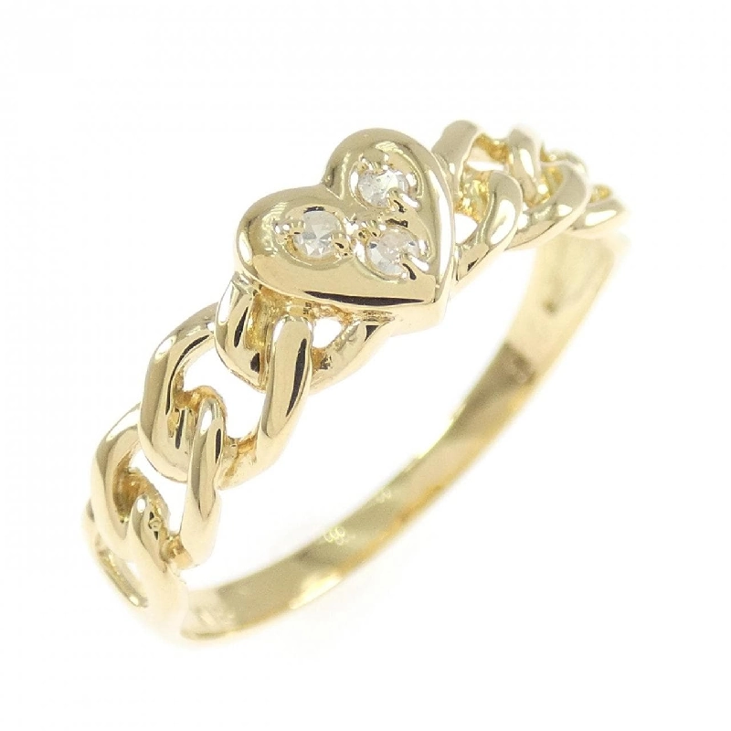 Nhẫn kim cương hình trái tim K18YG 0.03CT - Hàng hiệu Authentic 851596