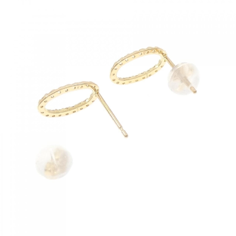 K18YG Bông tai kim cương 0.20CT - Hàng hiệu Chính hãng 871404