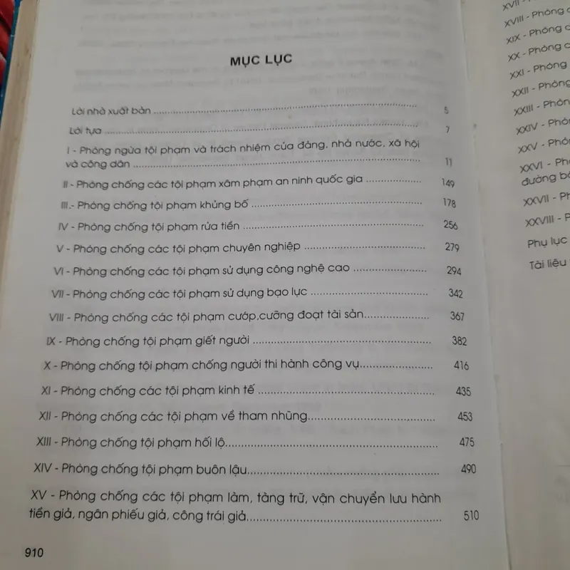 Nghiệp vụ Phòng Chống các loại Tội phạm ở Việt Nam. Giáo sư Trung Tướng Ng. Xuân Yêm 2005 734316