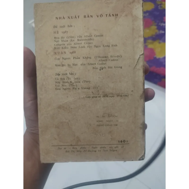 Con Người Phản Kháng- Albert Camus( Bùi Giáng dịch) 926293