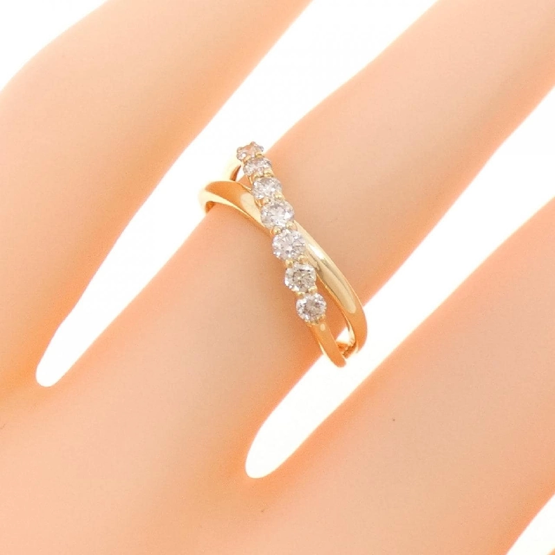 Nhẫn kim cương K18YG 0.30CT - Hàng hiệu Authentic 847577