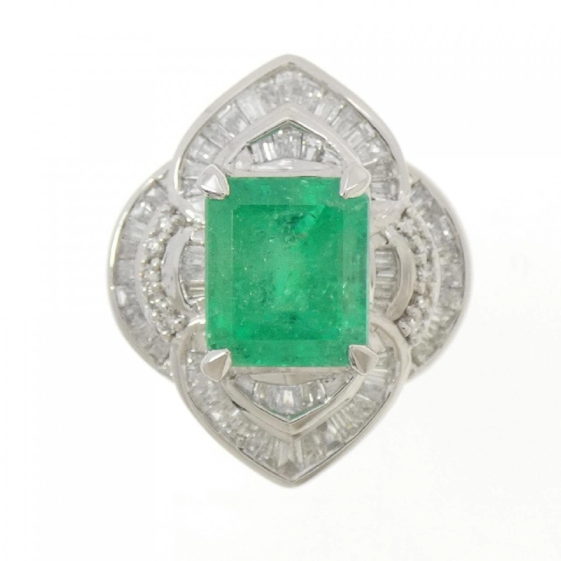 Nhẫn Emerald PT900 3.85CT - Hàng hiệu Chính hãng 851792