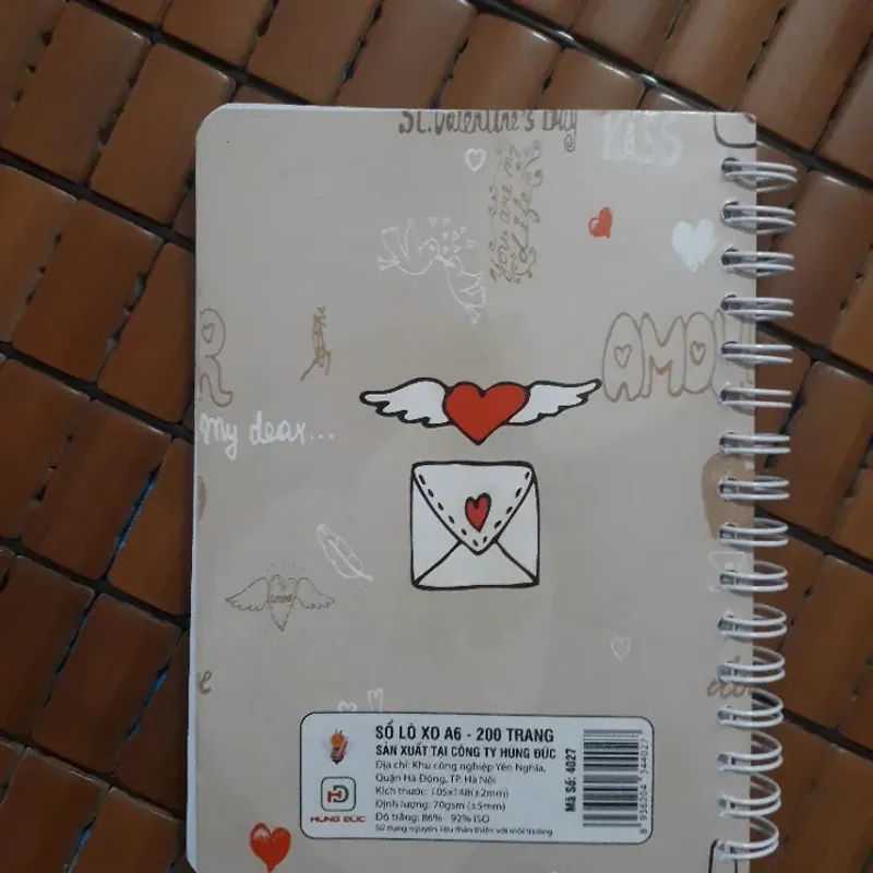 Vở ghi chép tay A6 780102