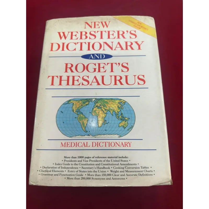 New webster’s dictionary and roget’s thesaurus medical dictionary 713348