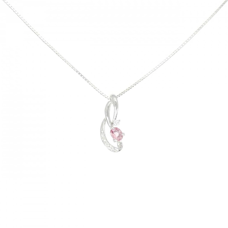 K18WG Sapphire Necklace 0.151CT - Hàng hiệu Authentic 864503