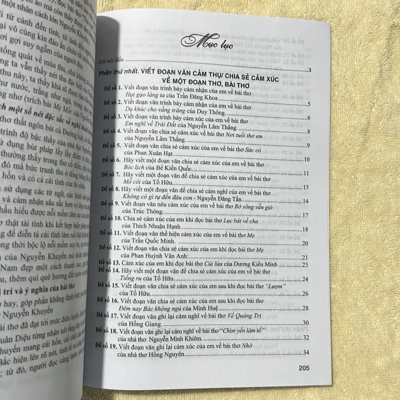 Cảm thụ, Phân tích tác phẩm Văn học- Tác phẩm thơ 777757