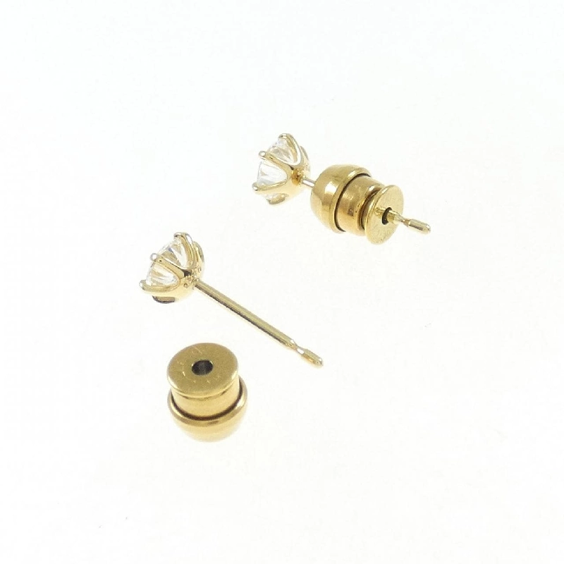 K18YG/ST Bông tai kim cương 0.326CT 0.345CT D VS2 EXT - Hàng hiệu Chính hãng 871939