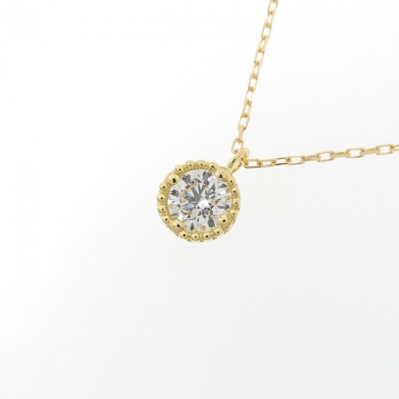 K18YG Solitaire Dây chuyền kim cương 0.31CT - Hàng hiệu Chính hãng 848319