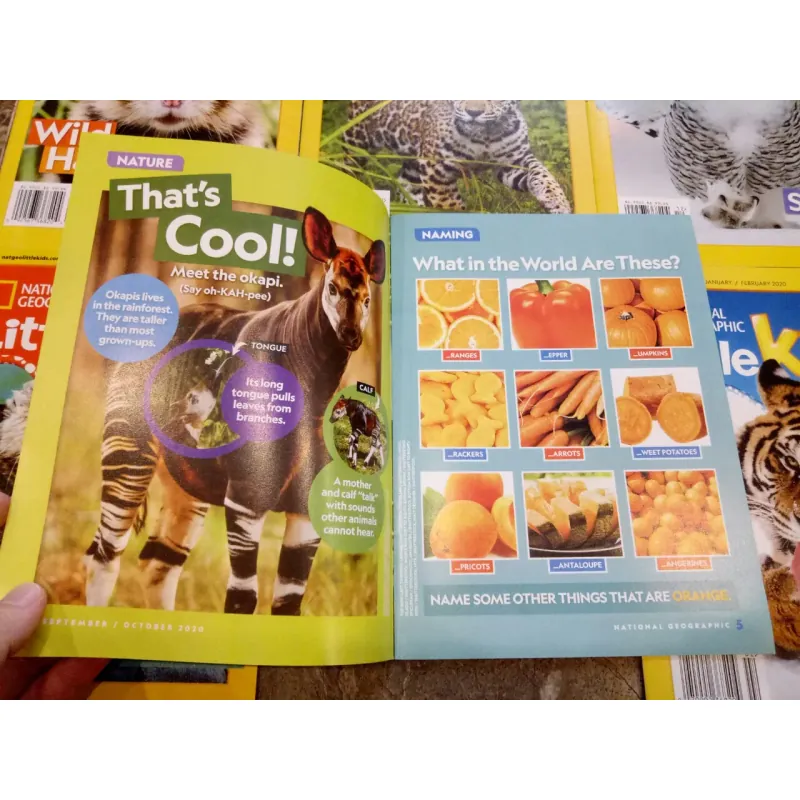 Combo 18 cuốn tạp chí khoa học tiếng Anh Nat Geo cho bé 732926