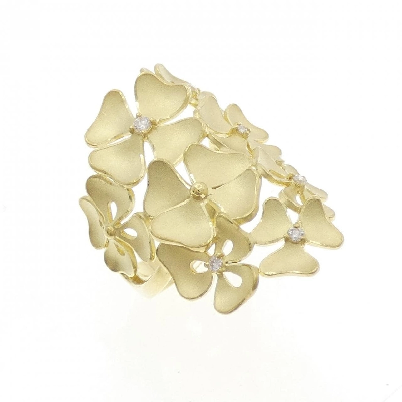 Nhẫn kim cương hoa K18YG 0.10CT - Hàng hiệu Authentic 847247