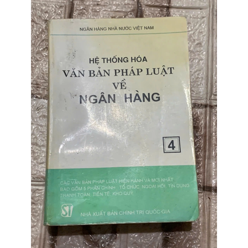 HỆ THỐNG HÓA VĂN BẢN PHÁP LUẬT VỀ NGÂN HÀNG 539898