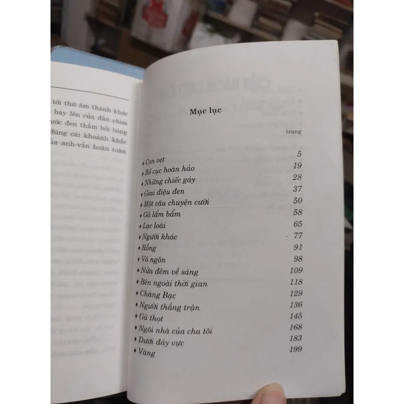 Sách: Bố cục hoàn hảo (Tập truyện ngắn) - TG: Tạ Duy Anh (A2) 733582