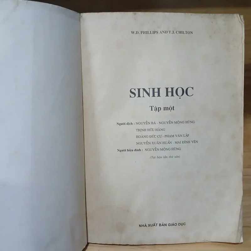 Sinh Học (Bộ 2 Tập) - W.D. Phillips & T.J. Chilton 738121