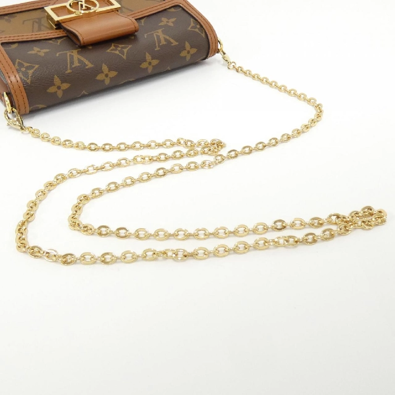 Ví Louis Vuitton Monogram Porte-Feuille Dauphine M68746 Chain Wallet 621714