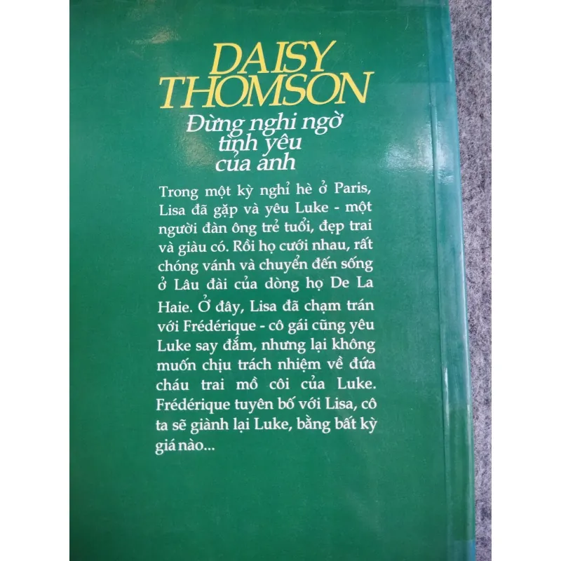 ĐỪNG NGHI NGỜ TÌNH YÊU CỦA ANH - DAISY THOMSON 574603