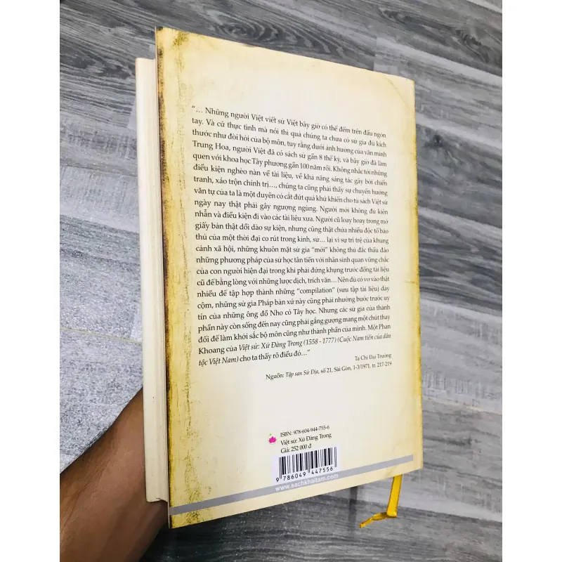 VIỆT SỬ: XỨ ĐÀNG TRONG 1558 - 1777 [Bìa Cứng] 790124