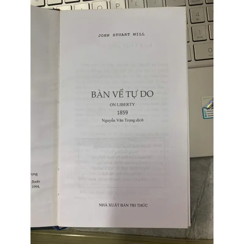 BÀN VỀ TỰ DO - JOHN STUART MILL 577587