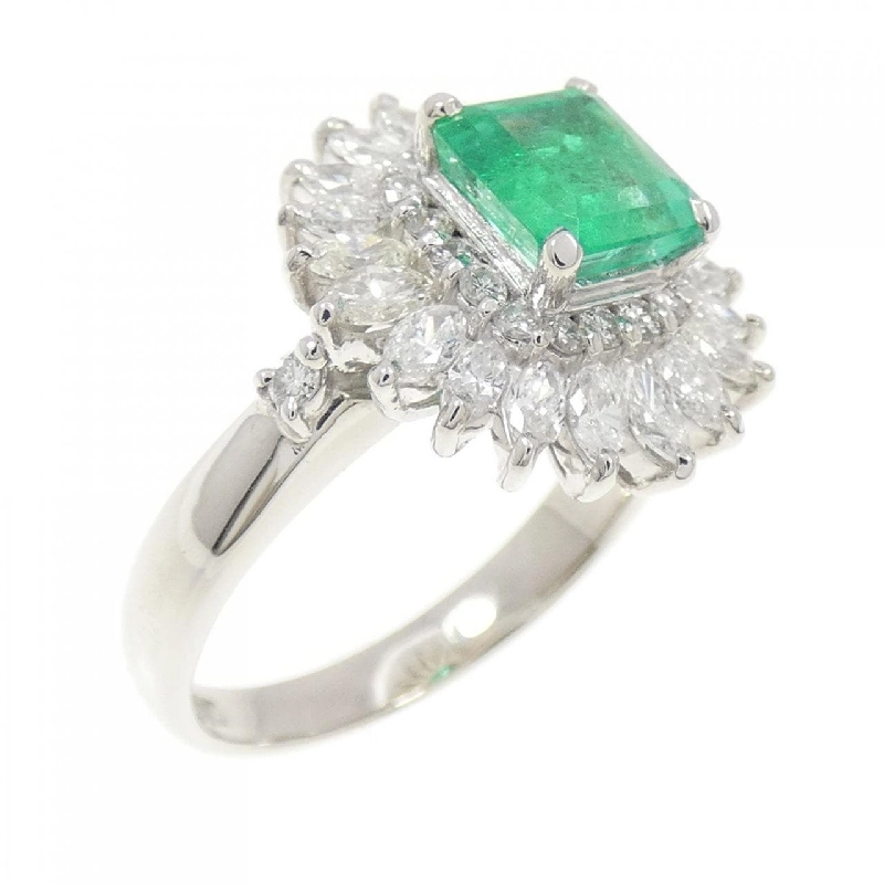 Nhẫn Emerald PT900 1.06CT - Hàng hiệu Chính hãng 853099