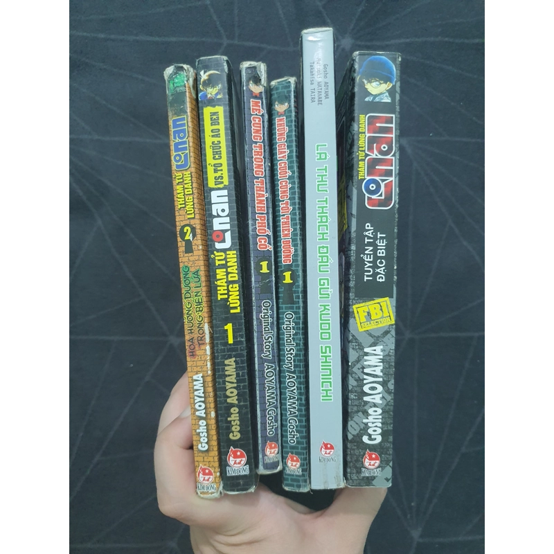 Combo 6 cuốn truyện Conan 518311