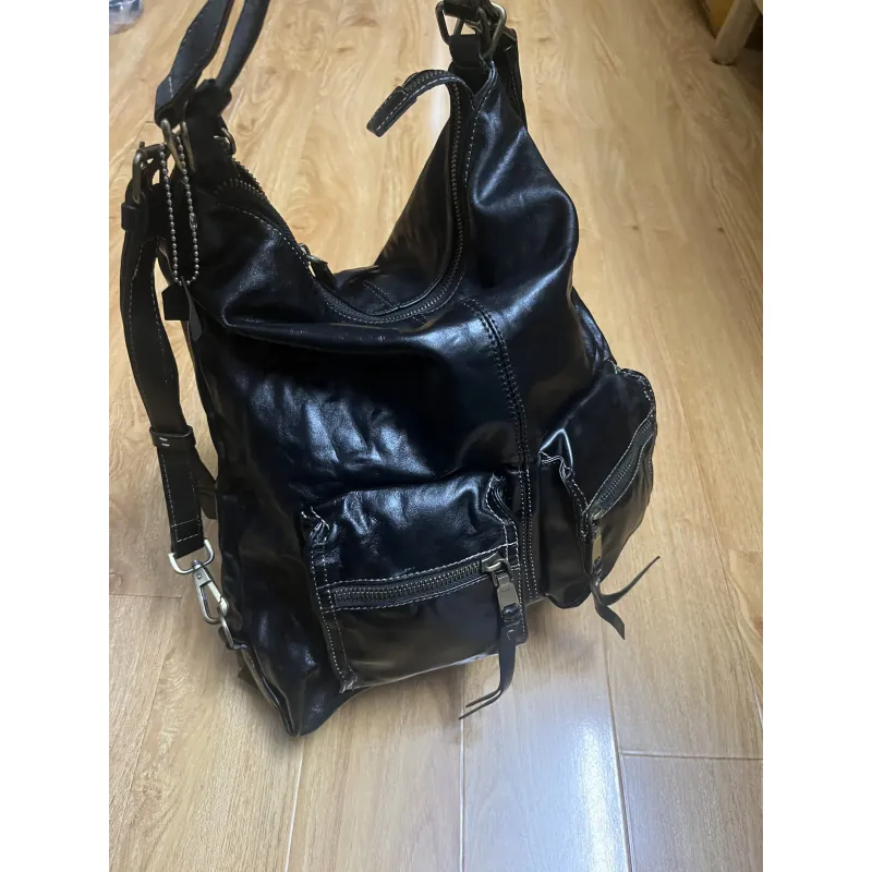 Balo nữ 31*33*9 da thật 2hand 973253