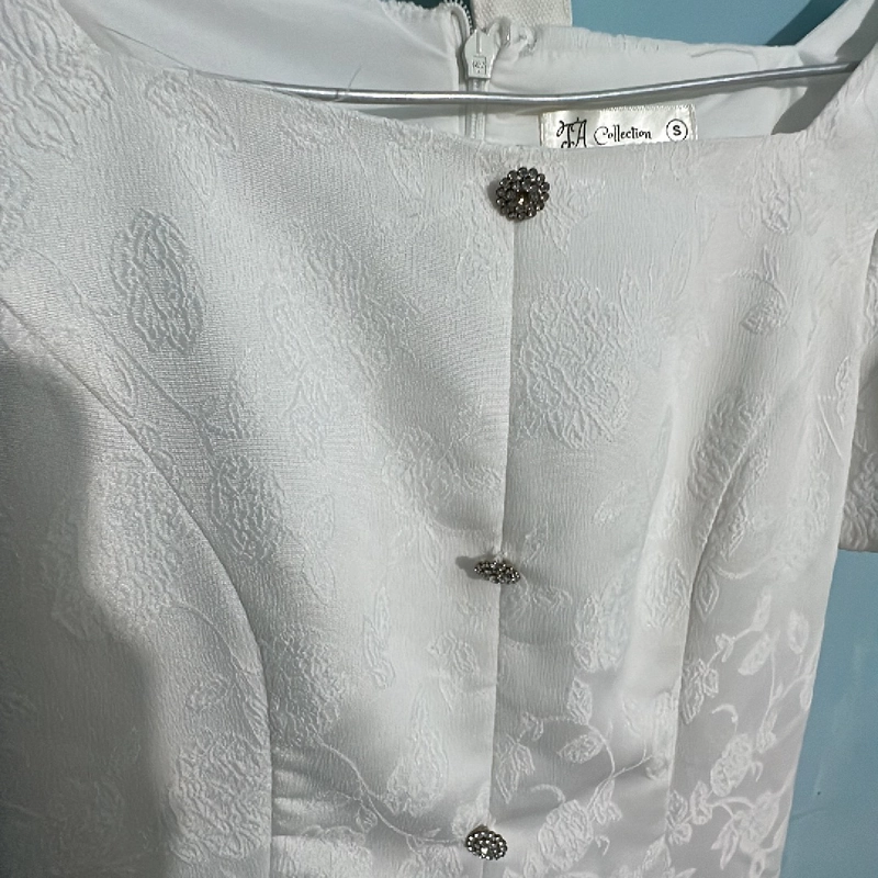 Váy basic trắng 453958