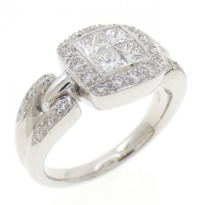 Nhẫn kim cương K18WG 0.89CT - Hàng hiệu Authentic 854795