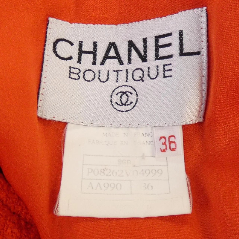 CHANEL P08262V04999 96A Áo khoác không cổ - Hàng hiệu Authentic 818010