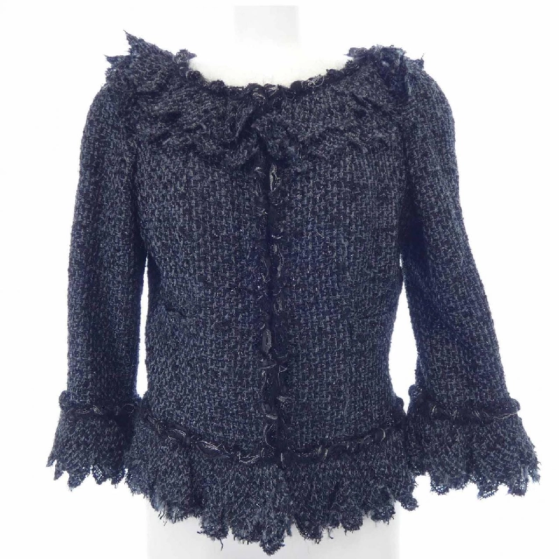 CHANEL P28902V18105 06A Áo khoác không cổ - Hàng hiệu Chính hãng 822134